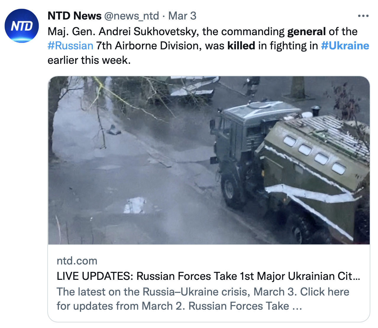 Screen-Shot-2022-03-08-at-12.50.12-PM Ukrainian Democracy Defenders Kill Another Powerful Russian General Featured Foreign Policy Military Politics Top Stories 