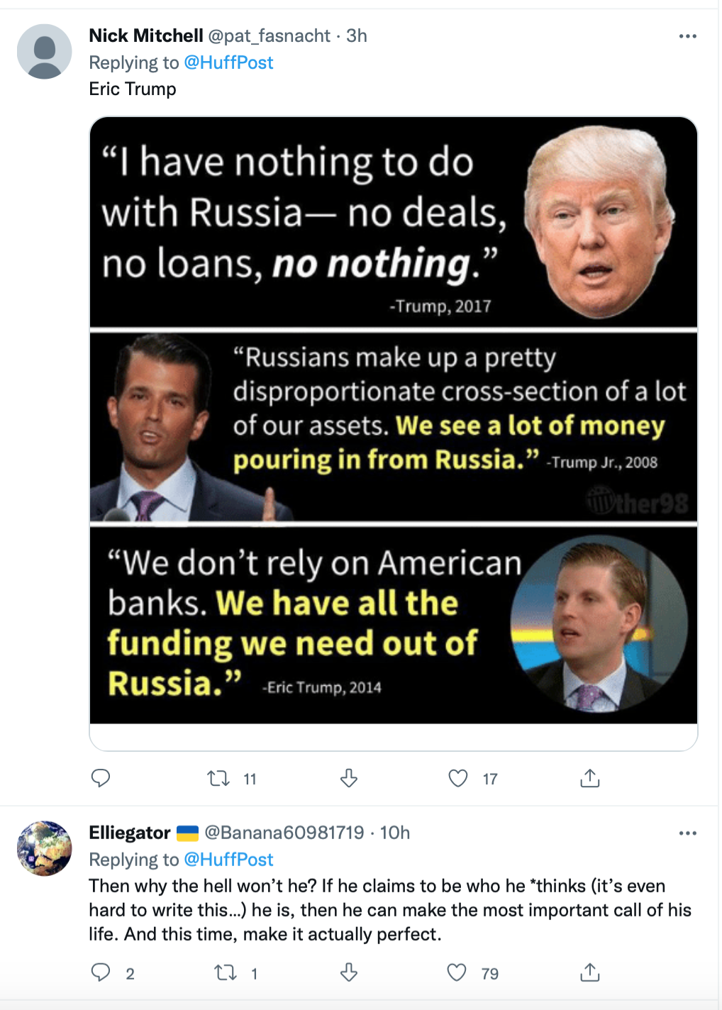 Screen-Shot-2022-03-15-at-11.43.02-AM Eric Trump Embarrasses Himself On Live TV Over Putin & Ukraine Donald Trump Featured Politics Russia Top Stories Twitter 