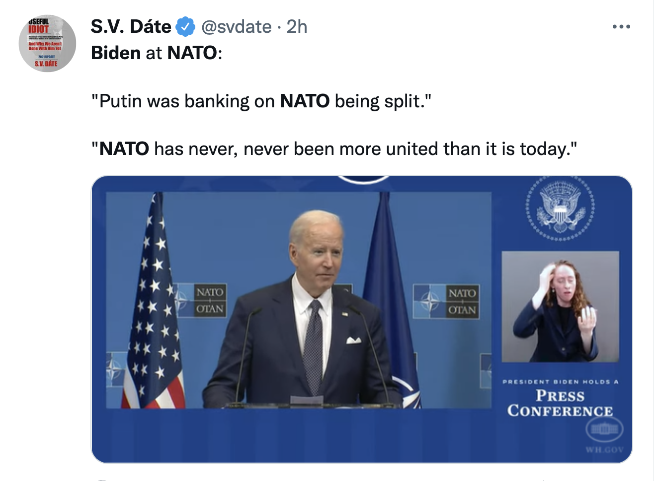 Screen-Shot-2022-03-24-at-3.23.17-PM Biden Unifies The World Against Putin/Trump During Europe Speech Featured Foreign Policy Military Politics Top Stories 
