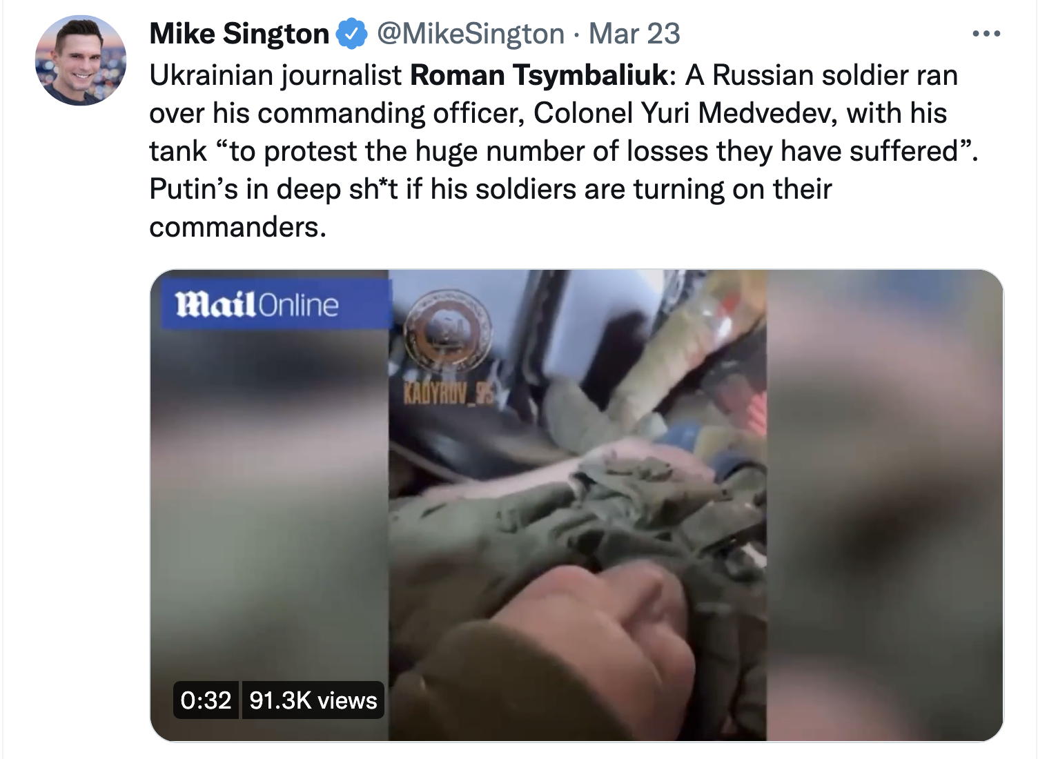 Screen-Shot-2022-03-31-at-1.51.59-PM Ukrainian Soldiers Kill Ninth Russian Colonel As Putin's Failure Continues Featured Military Politics Russia Top Stories 