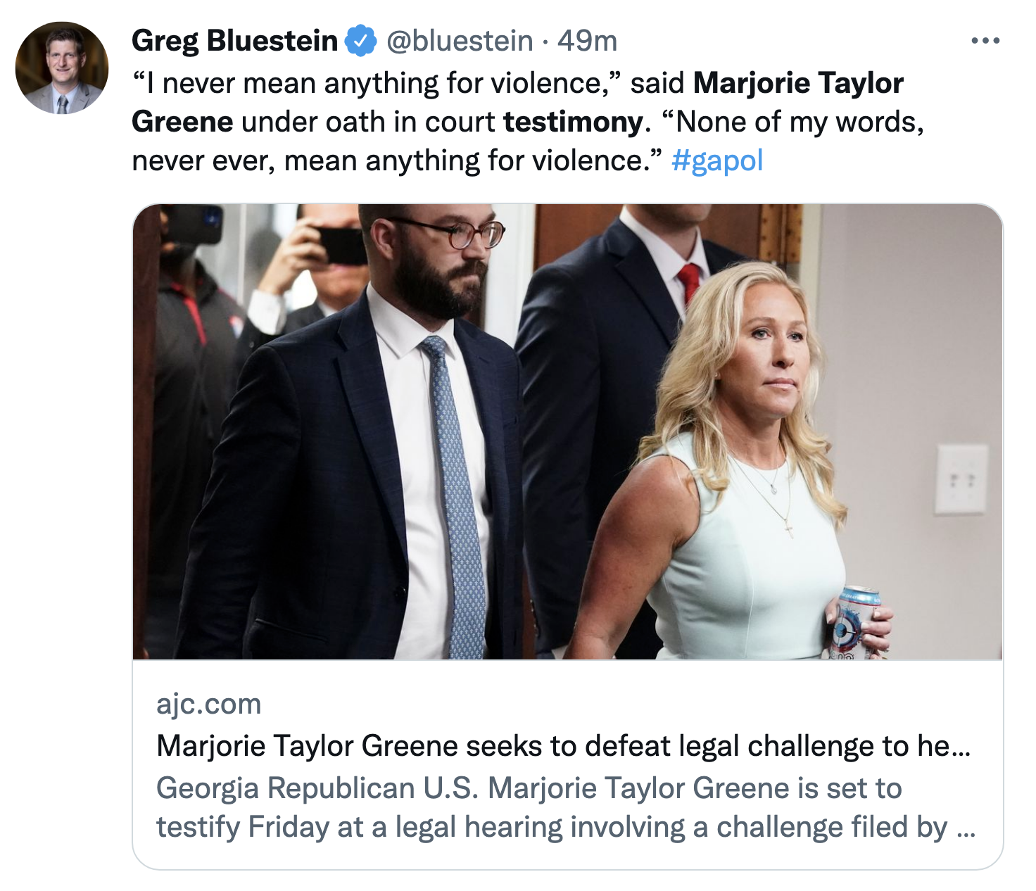 Screen-Shot-2022-04-22-at-11.59.55-AM Marjorie Greene Has Disastrous Court Appearance Under Oath Crime Featured Politics Social Media Top Stories 