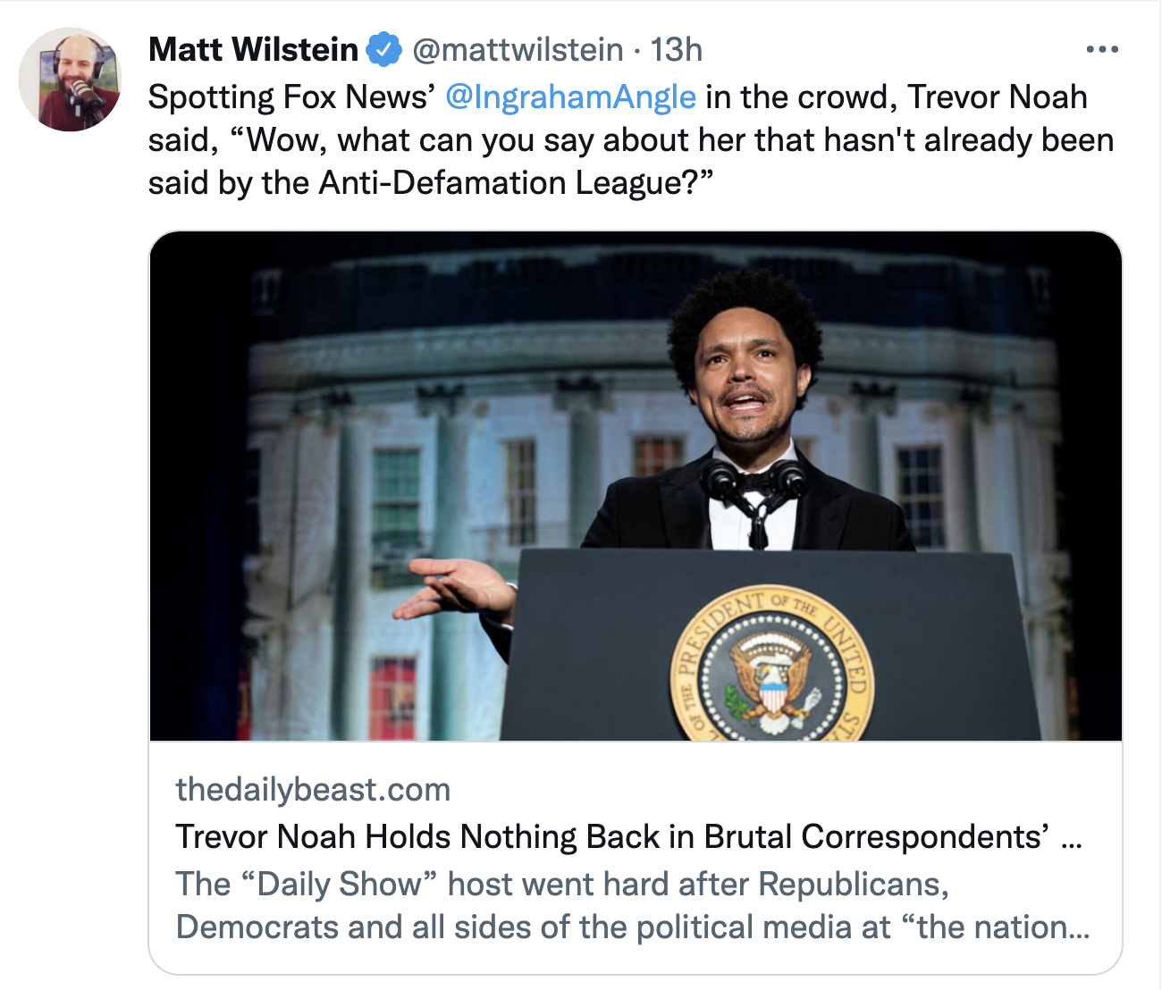 Screen-Shot-2022-05-01-at-12.03.31-PM Peter Doocy Gets Smoked By Trevor Noah At Correspondence Dinner Comedy Featured Media Politics Top Stories 
