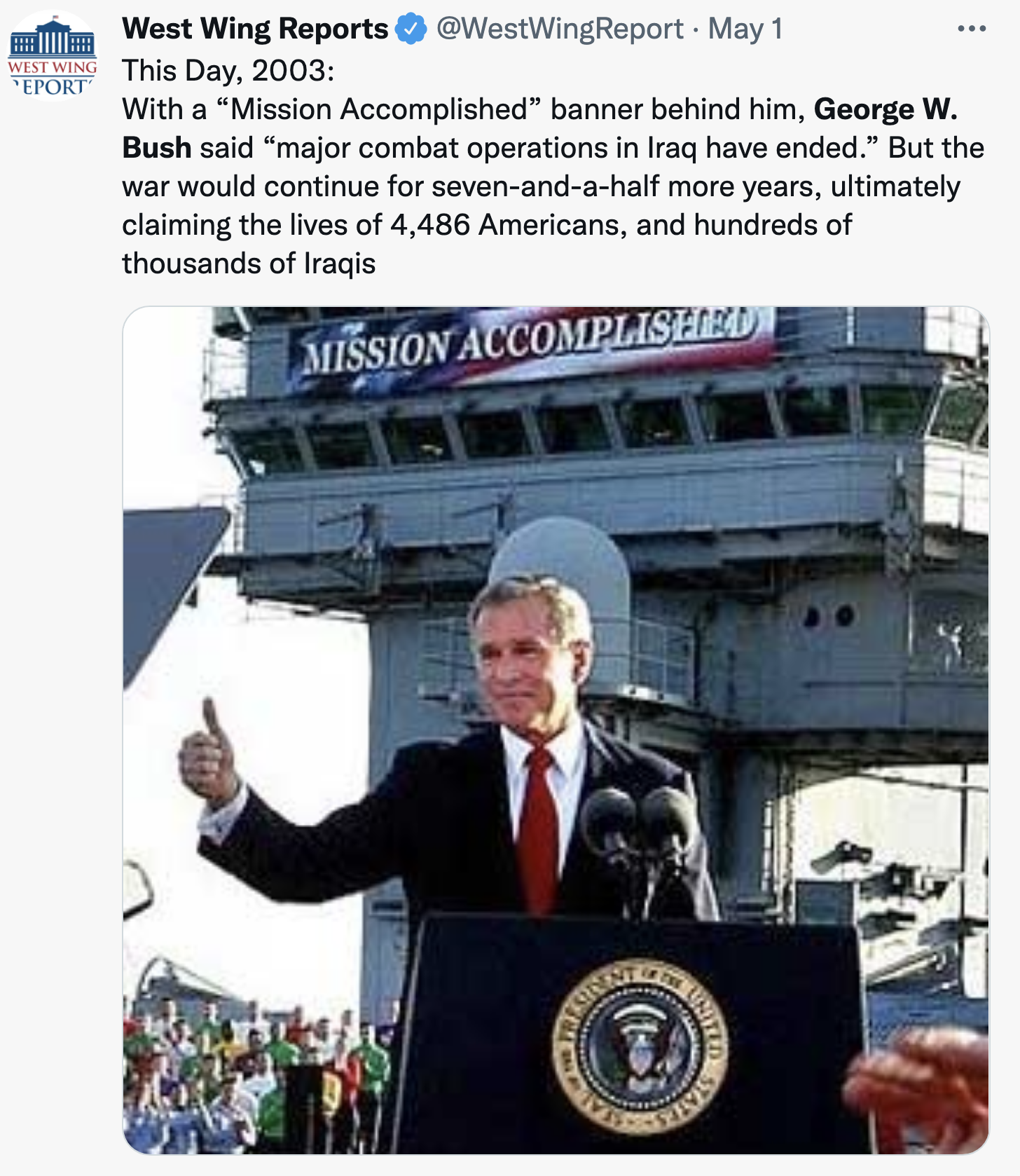 Screen-Shot-2022-05-03-at-9.50.21-AM George W. Bush Throws Support Behind Trump's GA Political Enemy Domestic Policy Donald Trump Election 2022 Politics Social Media Top Stories 
