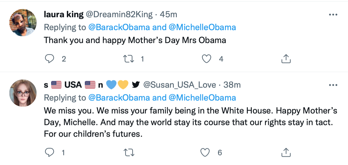 Screen-Shot-2022-05-08-at-12.19.11-PM Obama Tweets Heart-Warming Mother's Day Message To Michelle Featured Social Media Top Stories Twitter 