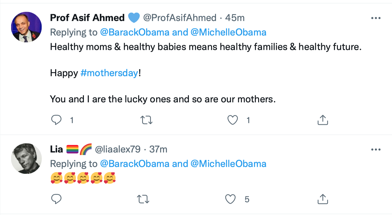 Screen-Shot-2022-05-08-at-12.19.59-PM Obama Tweets Heart-Warming Mother's Day Message To Michelle Featured Social Media Top Stories Twitter 