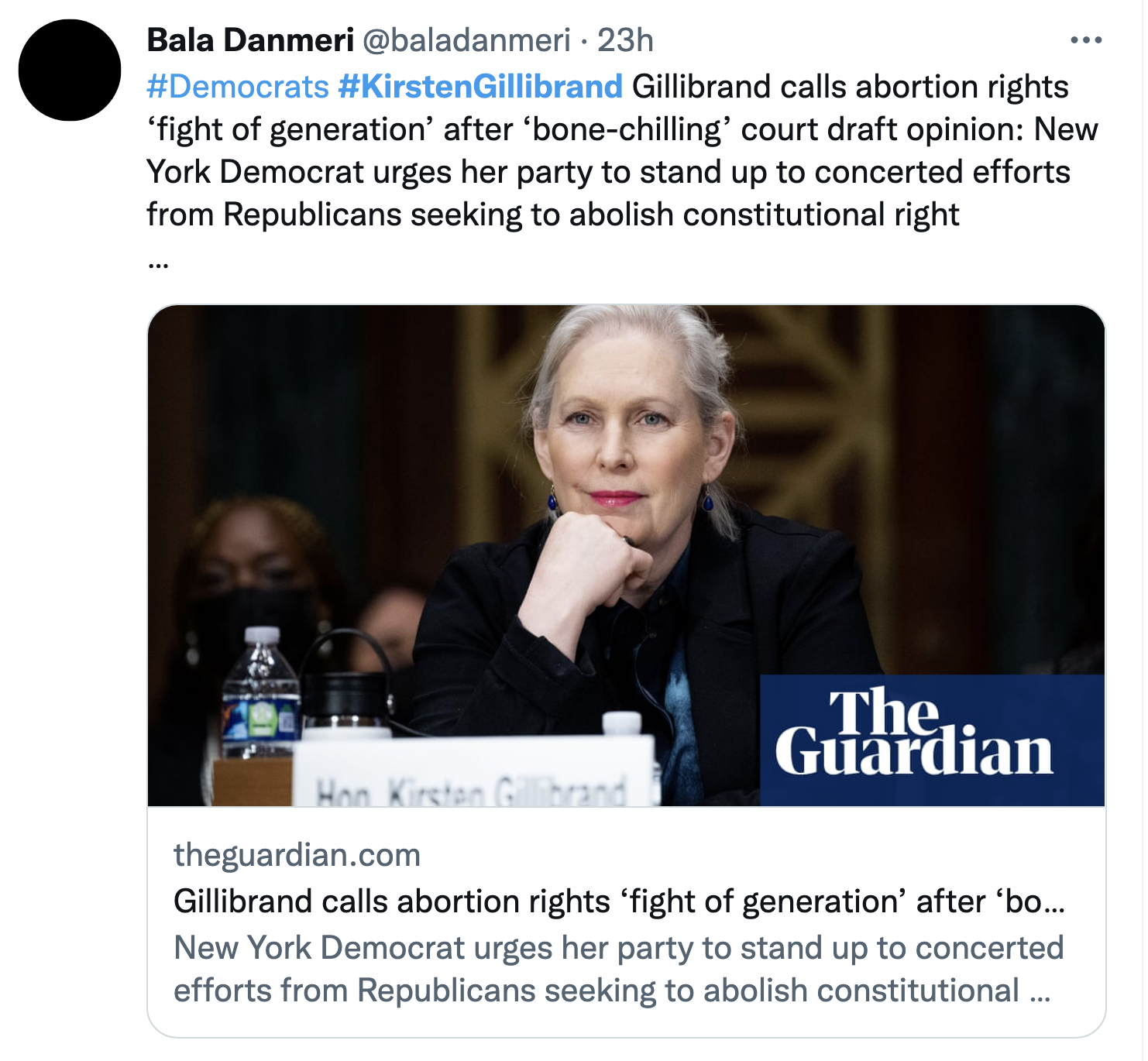 Screen-Shot-2022-05-09-at-12.33.31-PM Multiple Supreme Court Members Accused Of Lying Under Oath By Senator Gillibrand Abortion Featured Healthcare Politics Top Stories 