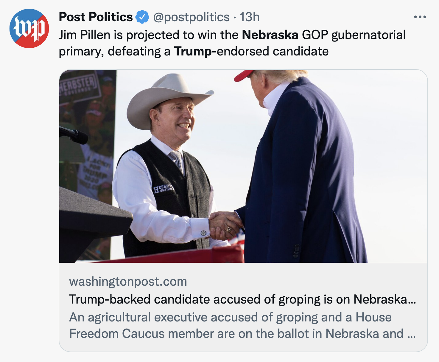 Screen-Shot-2022-05-11-at-11.51.33-AM Trump-Endorsed Candidate For Governor Flops Hard In Primary Domestic Policy Donald Trump Featured Politics Top Stories 