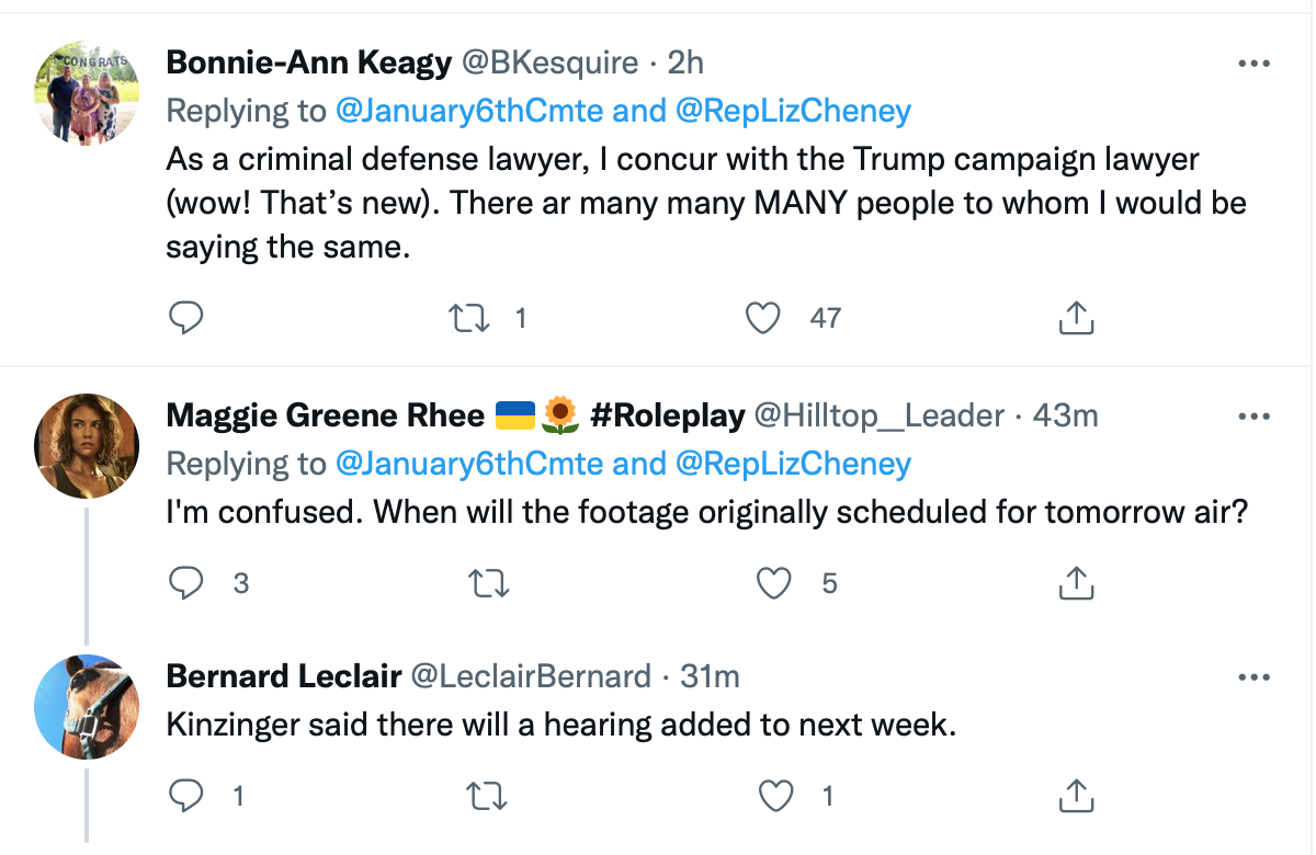 Screen-Shot-2022-06-14-at-8.26.27-PM Liz Cheney Taunts Trump Family With Video Warning Message Corruption Crime Donald Trump Featured Politics Top Stories Twitter 