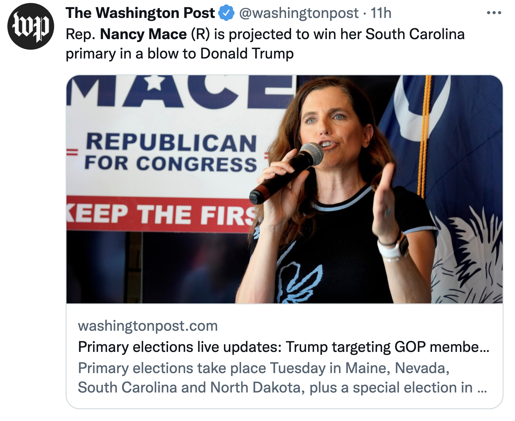 Screen-Shot-2022-06-15-at-9.20.13-AM Another Trump Endorsed Republican Loses Primary Election Donald Trump Election 2022 Featured Politics Top Stories 