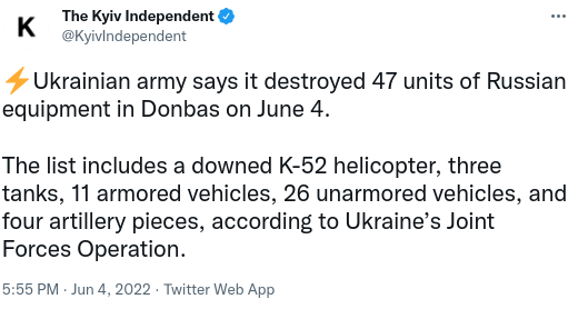 Screenshot-2022-06-05-10.15.38-AM Dozens Of Critical Russian Military Equipment Units Wiped Out In A Day Politics Top Stories 