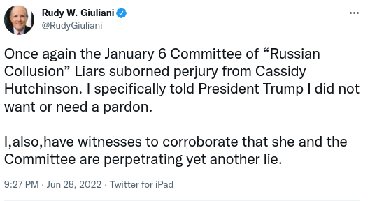 Screenshot-2022-06-29-2.33.29-PM Rudy Giuliani Has Public Freak-Out Over Latest Jan 6 Testimony Corruption Donald Trump Politics Top Stories 