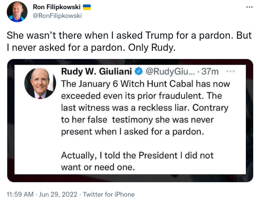 Screenshot-2022-06-29-2.33.57-PM Rudy Giuliani Has Public Freak-Out Over Latest Jan 6 Testimony Corruption Donald Trump Politics Top Stories 