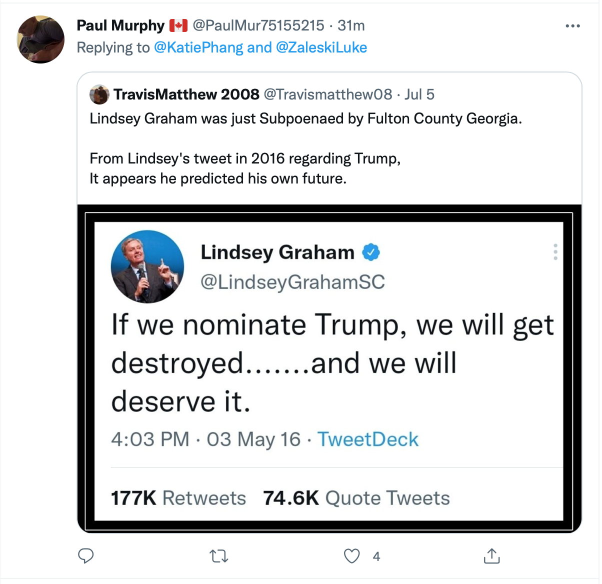 Screen-Shot-2022-07-11-at-5.18.57-PM Judge Orders Lindsey Graham To Testify In Trump Coup Case Corruption Crime Donald Trump Featured Politics Top Stories Twitter 