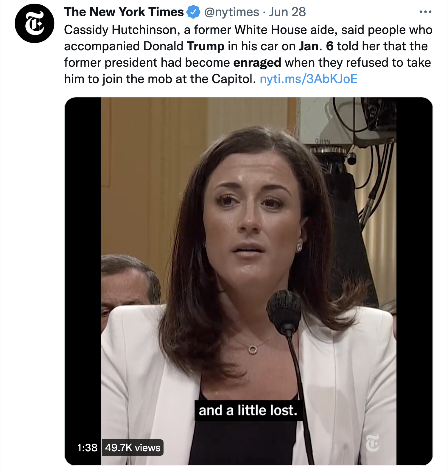 Screen-Shot-2022-07-15-at-10.39.09-AM Law Enforcement Verifies Smoking-Gun Cassidy Hutchinson Testimony Corruption Featured Foreign Policy Politics Top Stories 