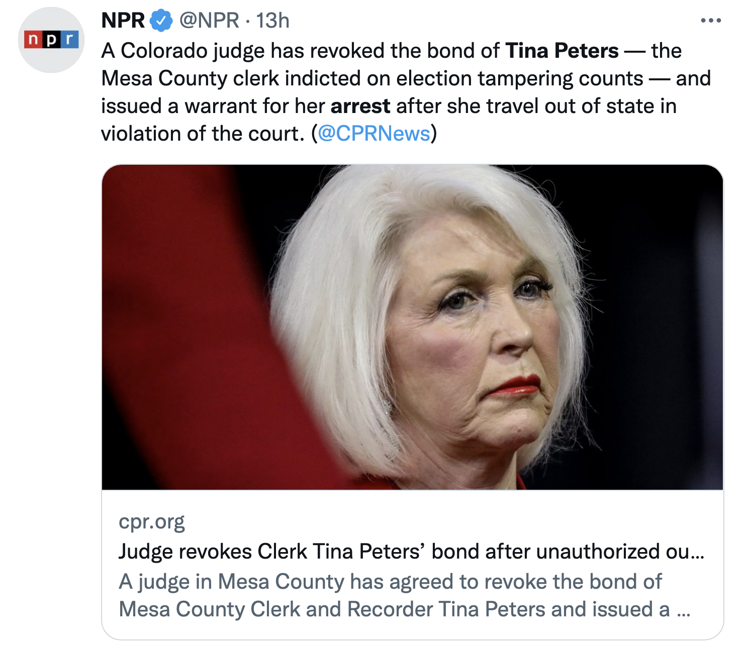 Screen-Shot-2022-07-15-at-8.56.59-AM Arrest Warrant Issued For Trump Loving Colorado Election Clerk Crime Donald Trump Featured Politics Top Stories 