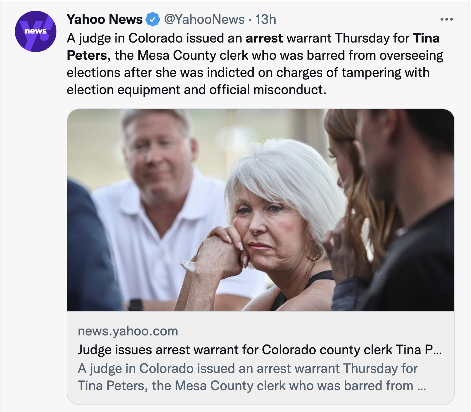 Screen-Shot-2022-07-15-at-8.57.18-AM Arrest Warrant Issued For Trump Loving Colorado Election Clerk Crime Donald Trump Featured Politics Top Stories 