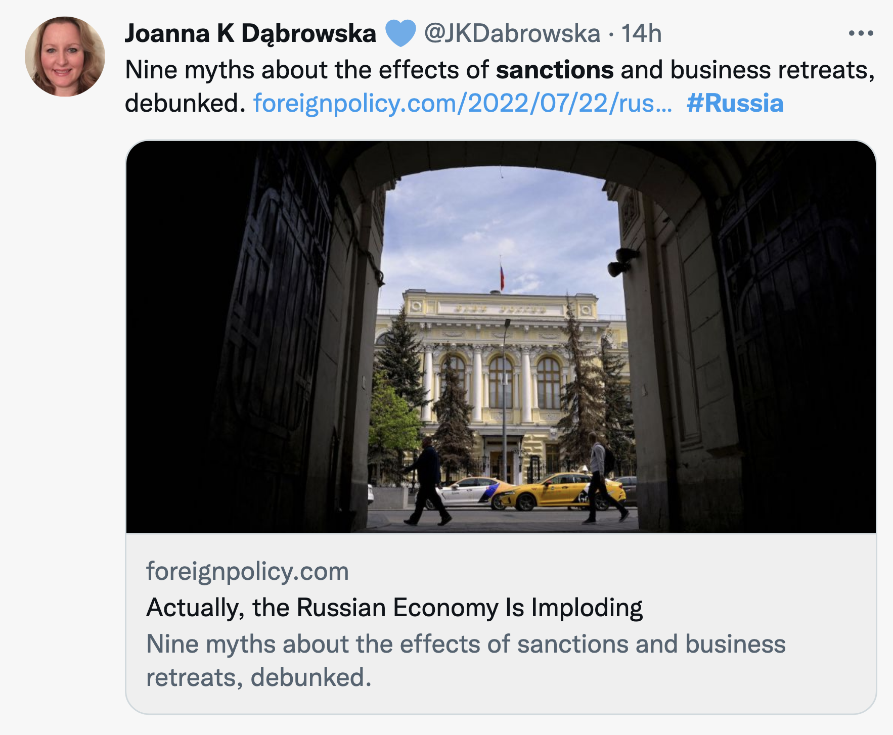 Screen-Shot-2022-07-26-at-9.36.11-AM Numbers Show Russian Sanctions Are 'Devastating' Their Economy Corruption Economy Featured Politics Top Stories 