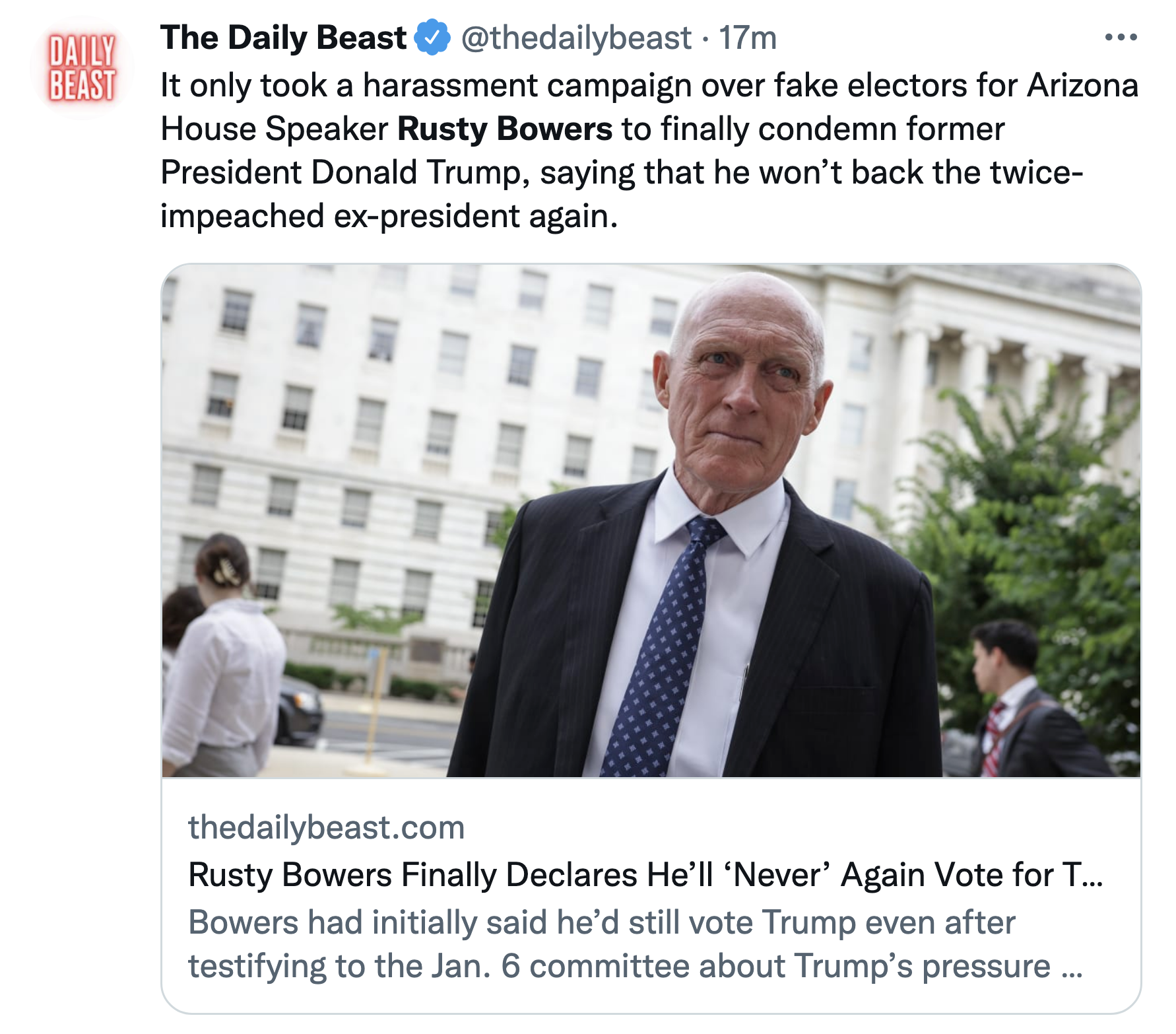 Screen-Shot-2022-07-31-at-1.19.41-PM AZ GOP Leader Vows To Never Again For Donald Trump Corruption Domestic Policy Election 2022 Featured Politics Top Stories 