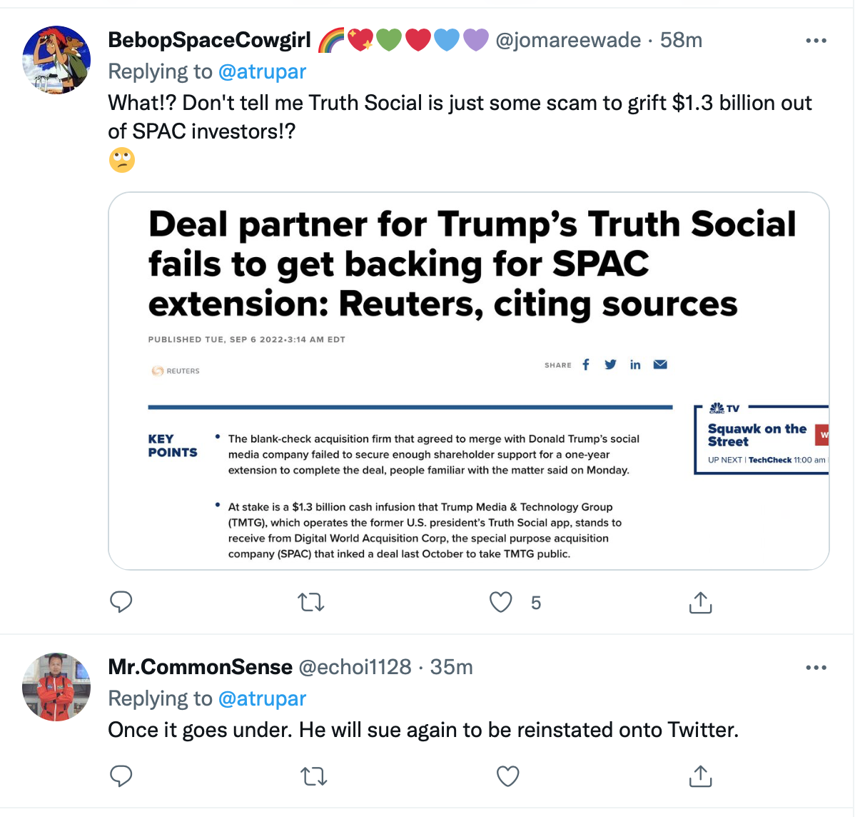 Screen-Shot-2022-09-06-at-10.20.00-AM Shareholders For 'Truth Social' Deny Merger, In Another Trump Fail Donald Trump Featured Politics Top Stories 