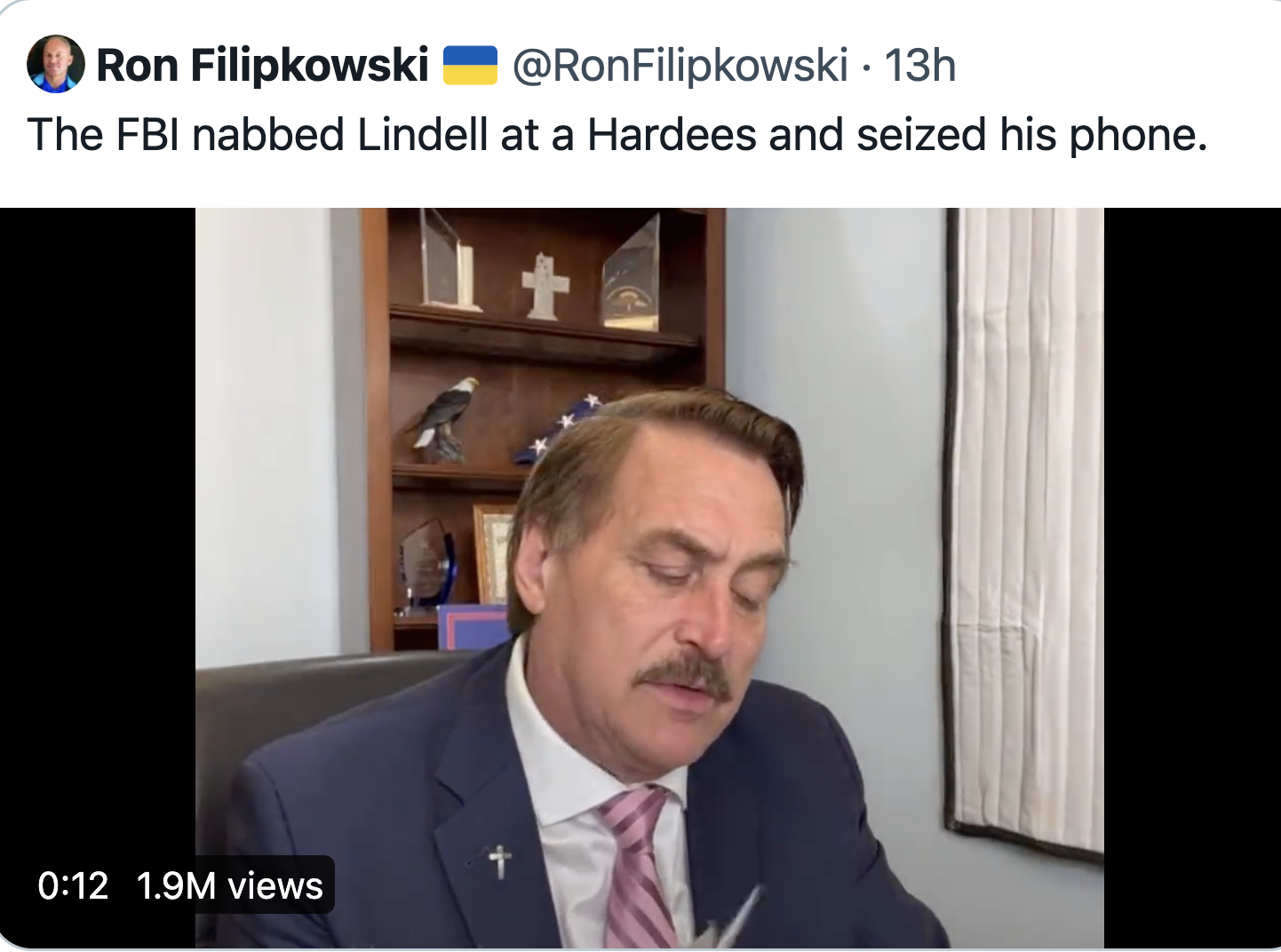 Screen-Shot-2022-09-14-at-9.06.35-AM FBI Executes Search Warrant On 'MyPillow Guy' Mike Lindell Crime Donald Trump Featured Politics Top Stories 