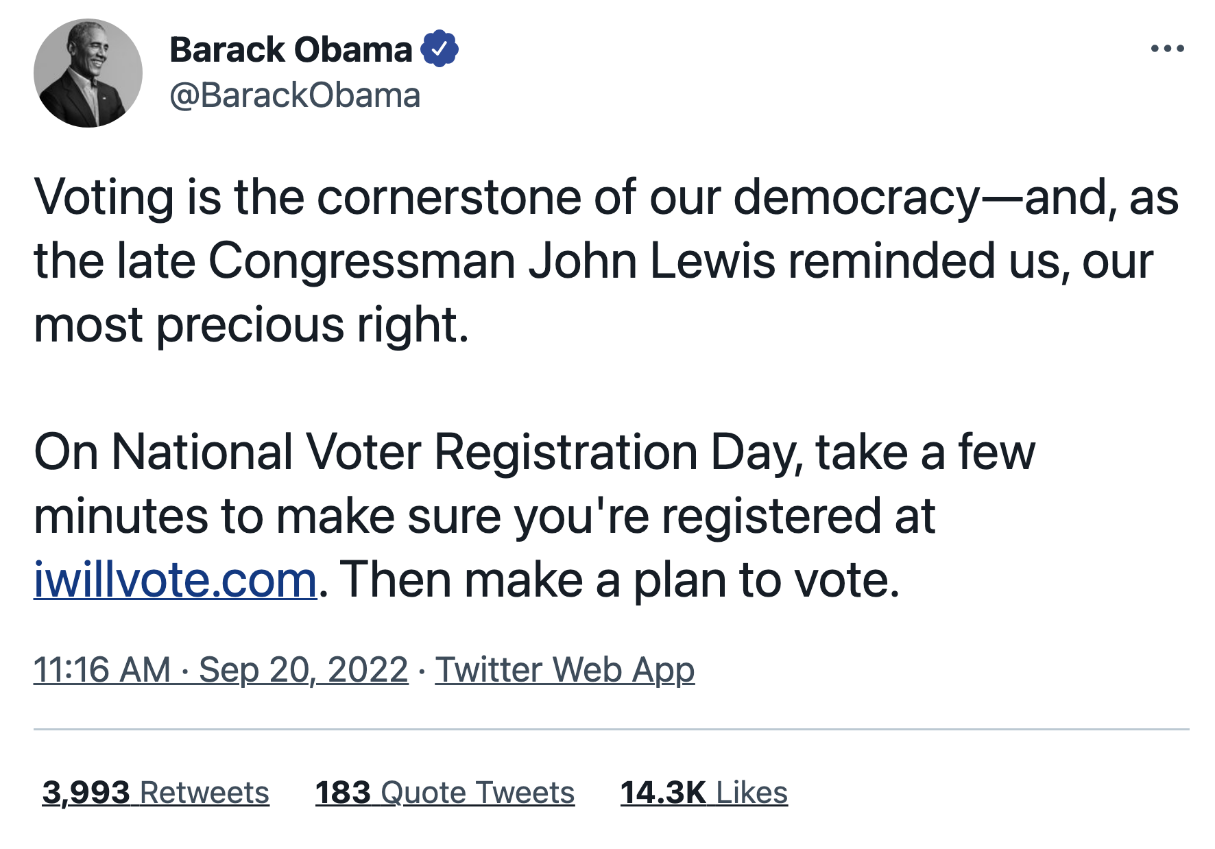 Screen-Shot-2022-09-21-at-8.19.28-AM Obama Rallies Democrats To Vote En Masse & Save Democracy Election 2022 Featured Michelle Obama Politics Top Stories 