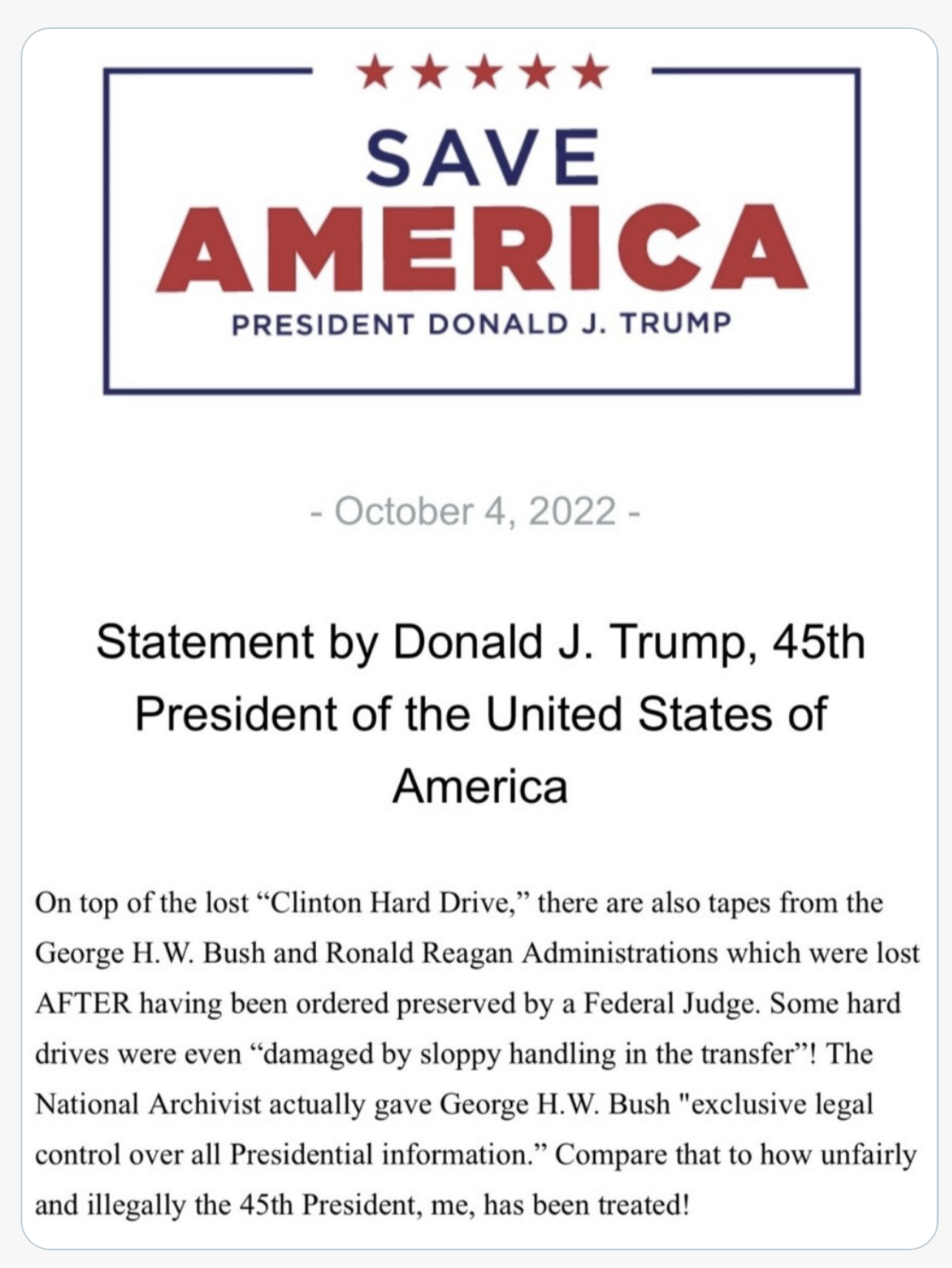 Screen-Shot-2022-10-05-at-10.05.39-AM Trump Freaks Out & Demands The FBI Return 'His' Documents Crime Donald Trump Featured Politics Top Stories 