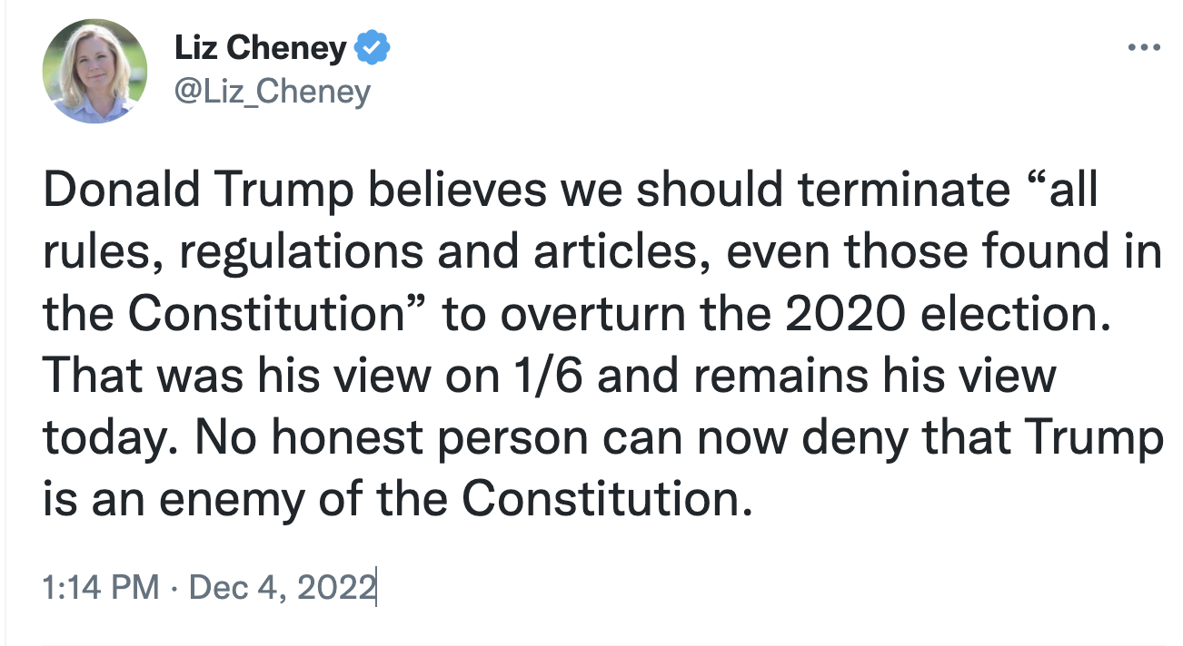 Screen-Shot-2022-12-04-at-4.56.26-PM Liz Cheney Declares Trump 'An Enemy Of The Constitution' Corruption Crime Donald Trump Politics Top Stories 