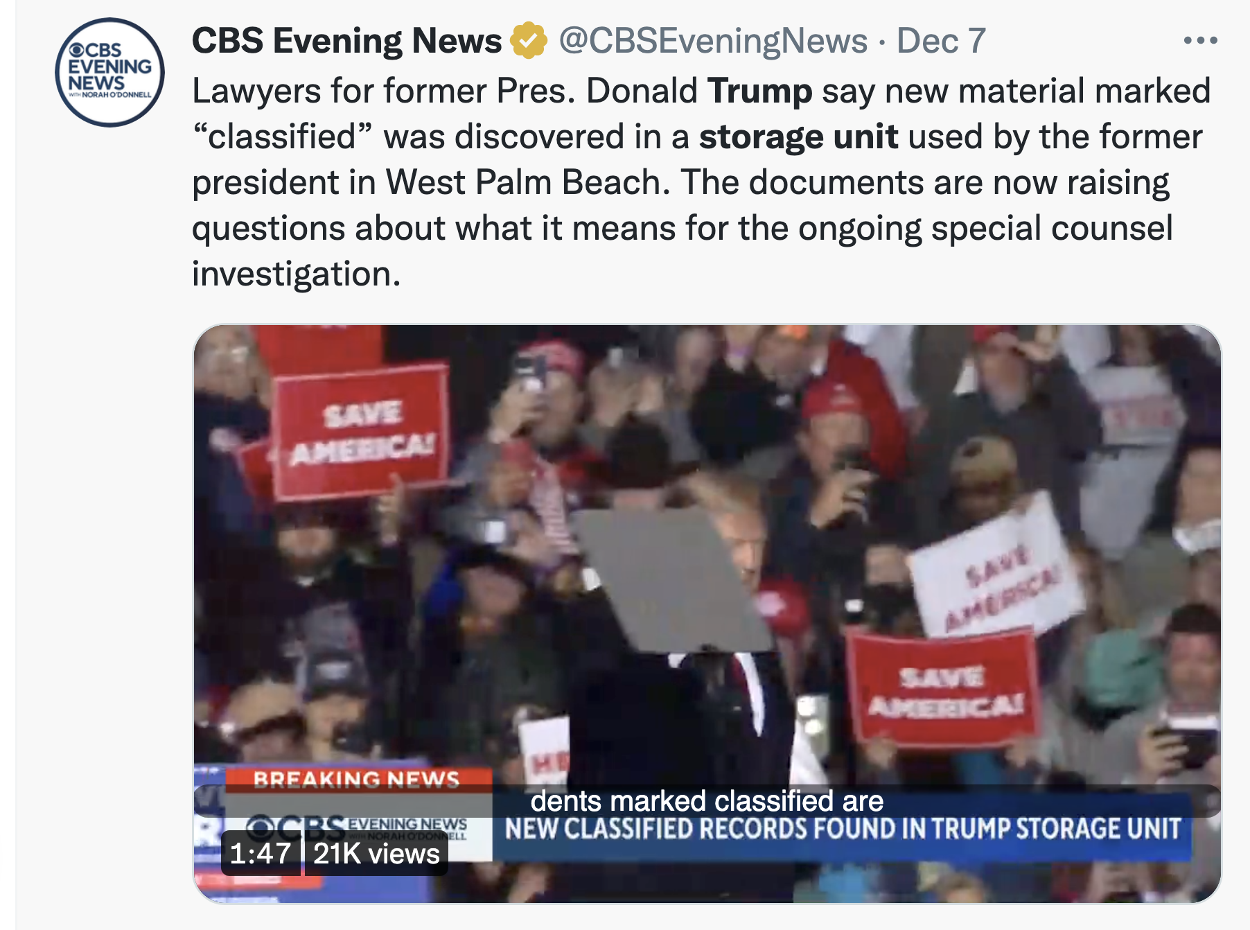 Screen-Shot-2022-12-13-at-2.15.19-PM Oversight Committee Wants Further Probe Of Trump Storage Facilities Crime Donald Trump Featured Politics Top Stories 