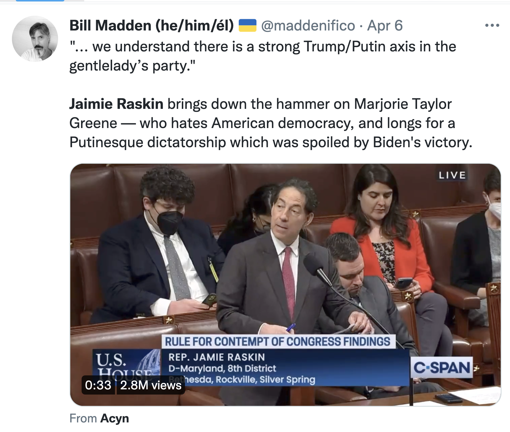 Screen-Shot-2022-12-13-at-9.13.22-AM Jamie Raskin Tears Into Marjorie Taylor Greene For Inciting Violence Crime Donald Trump Featured Politics Top Stories 